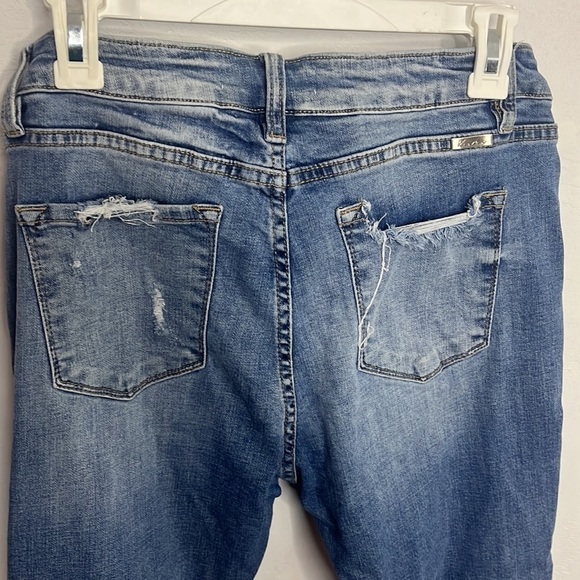 Kancan distressed skinny jeans size 13/30 - Picture 7 of 11